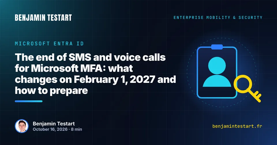 Identity badge and key: the end of SMS and voice calls for Microsoft Entra MFA, passkeys take over