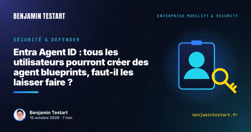 Badge d’identité et clé : les utilisateurs pourront créer des agent blueprints dans Microsoft Entra