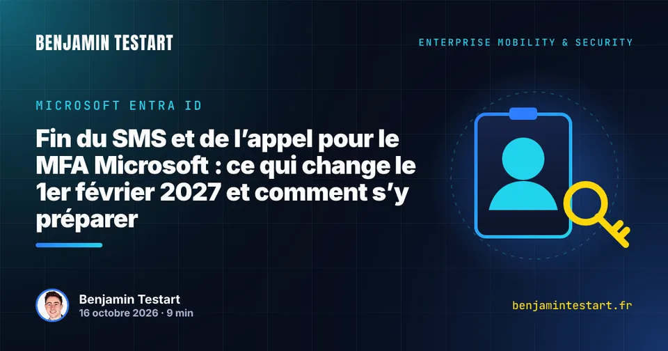 Badge d’identité et clé : fin du SMS et de l’appel pour le MFA Microsoft Entra, place aux passkeys