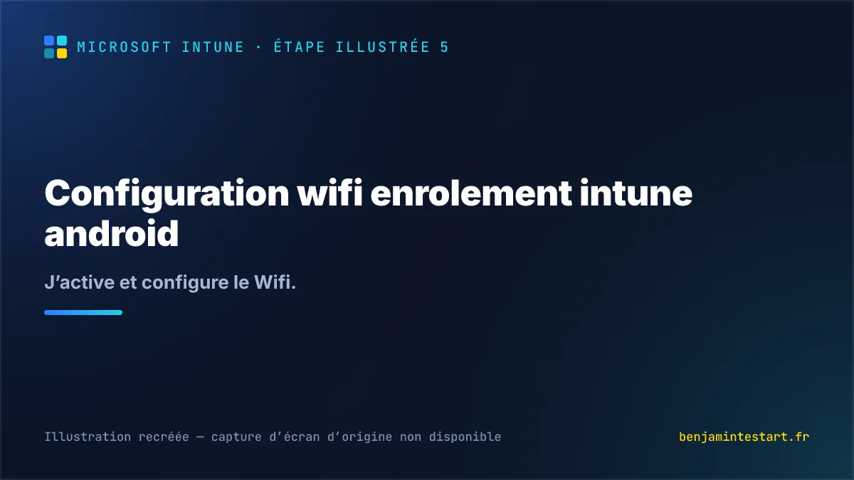 Configuration wifi enrolement intune android