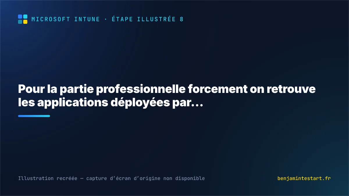 Pour la partie professionnelle forcement on retrouve les applications déployées par…