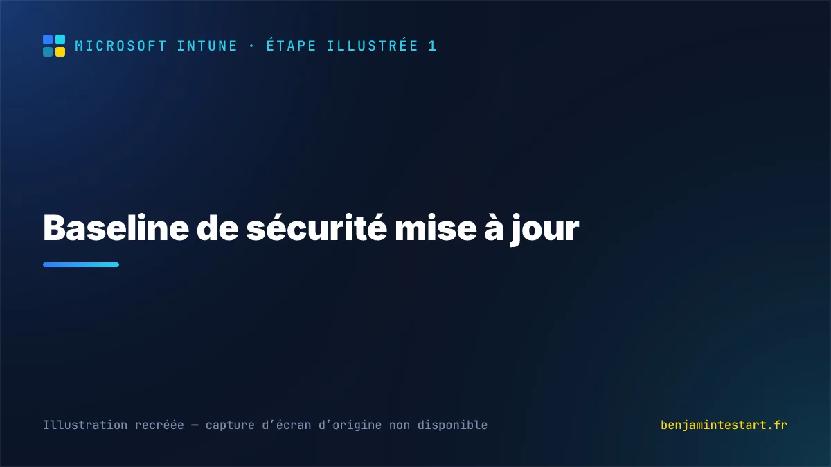 Baseline de sécurité mise à jour