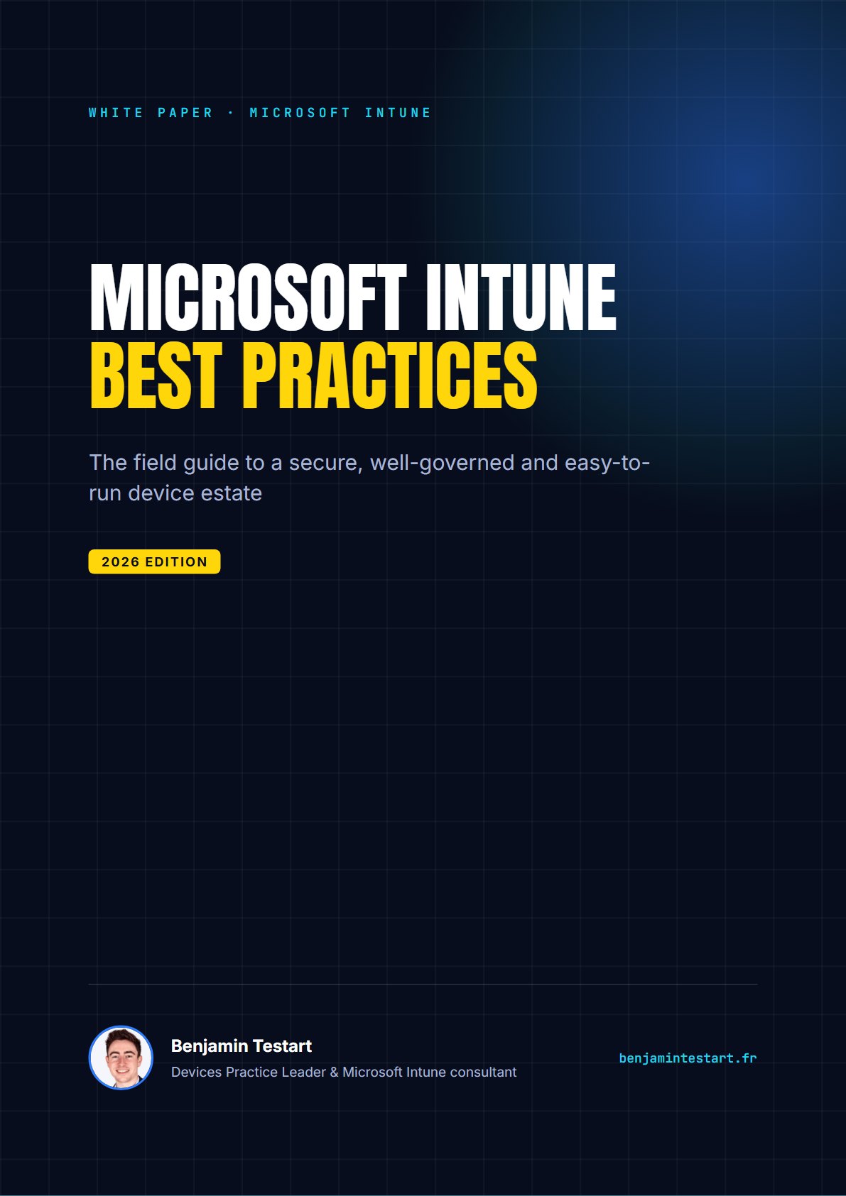 White paper cover